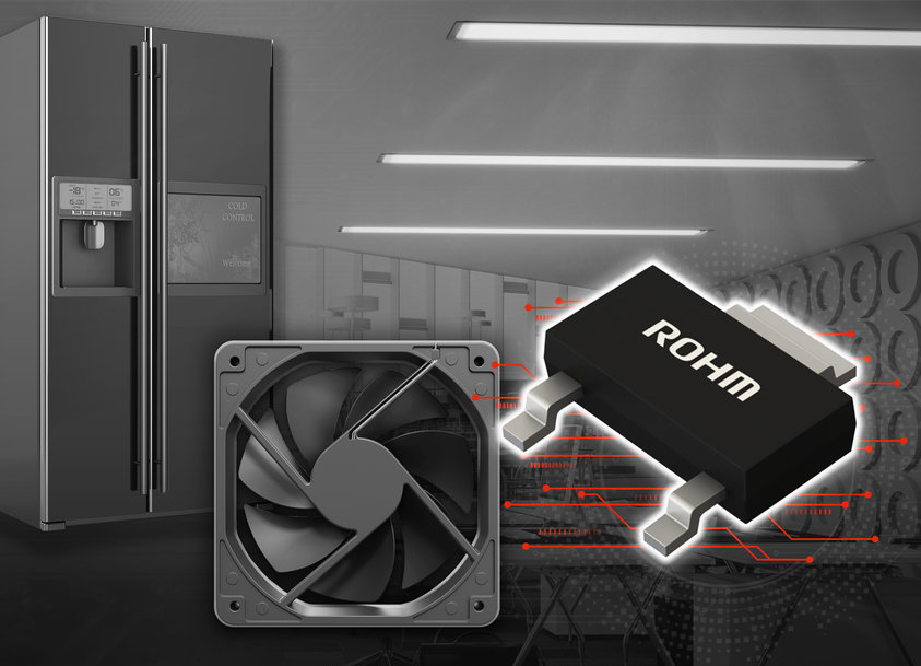 Los MOSFET compactos SOT-223-3 de 600 V de ROHM contribuyen a lograr diseños más pequeños y de perfil más bajo para fuentes de alimentación en iluminación, bombas y motores